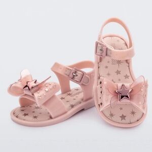 NWT Mini Melissa Mar Star Sandals Size 6